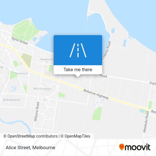 Alice Street map