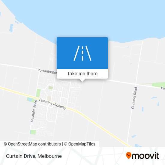Curtain Drive map