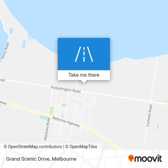Grand Scenic Drive map