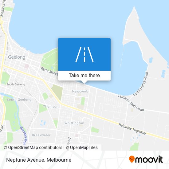 Neptune Avenue map
