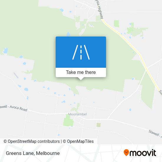 Greens Lane map