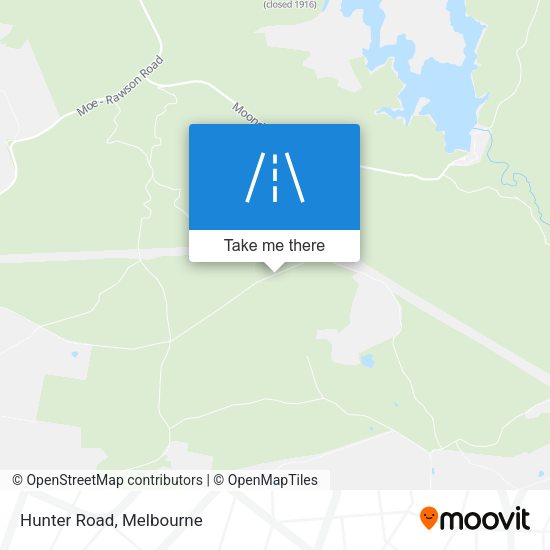 Hunter Road map