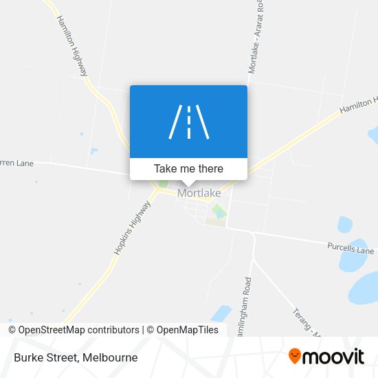 Burke Street map