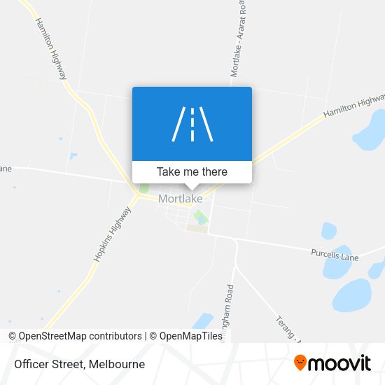 Officer Street map
