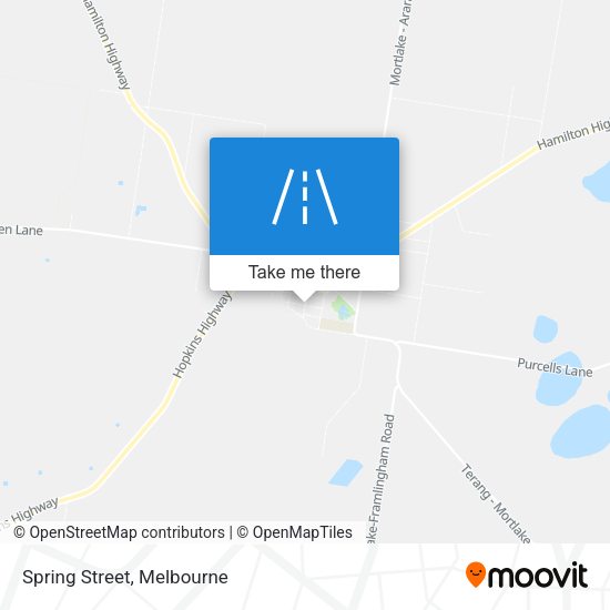 Spring Street map
