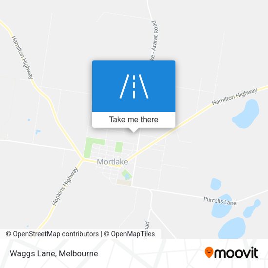 Waggs Lane map
