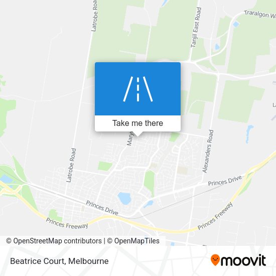 Beatrice Court map