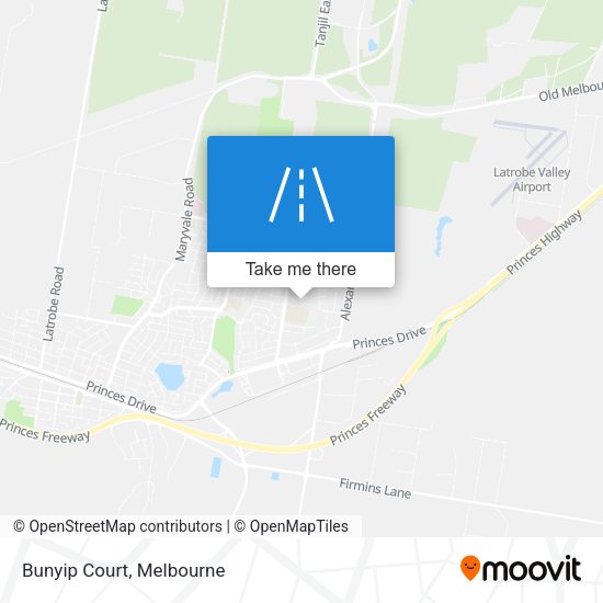 Bunyip Court map