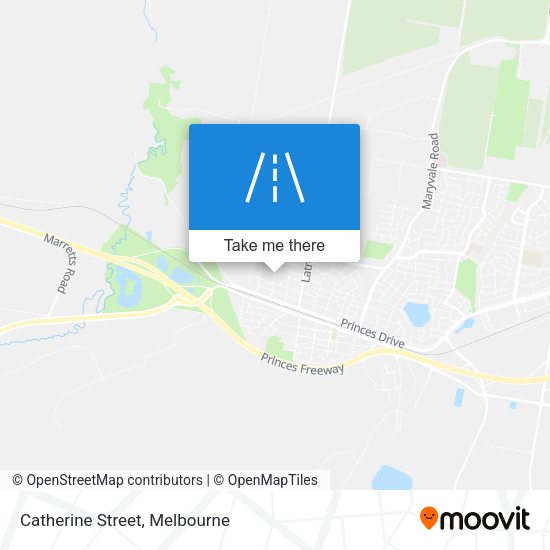 Catherine Street map