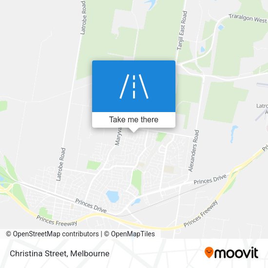 Christina Street map