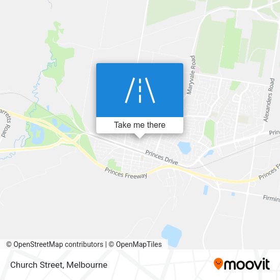 Church Street map