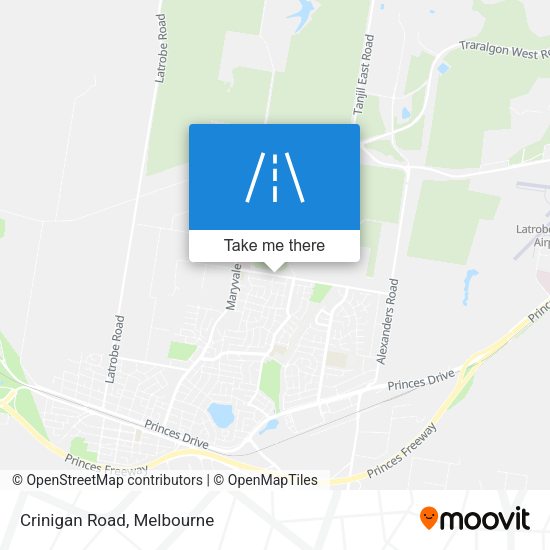 Crinigan Road map