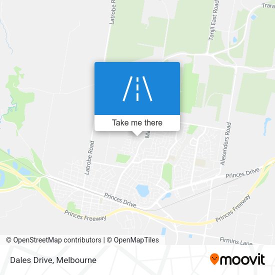 Dales Drive map