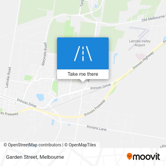 Garden Street map
