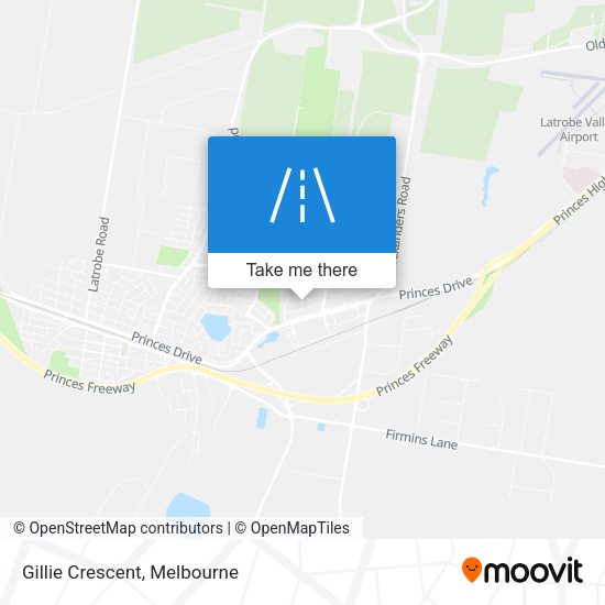 Gillie Crescent map