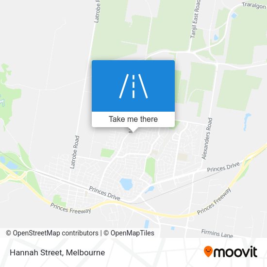 Hannah Street map