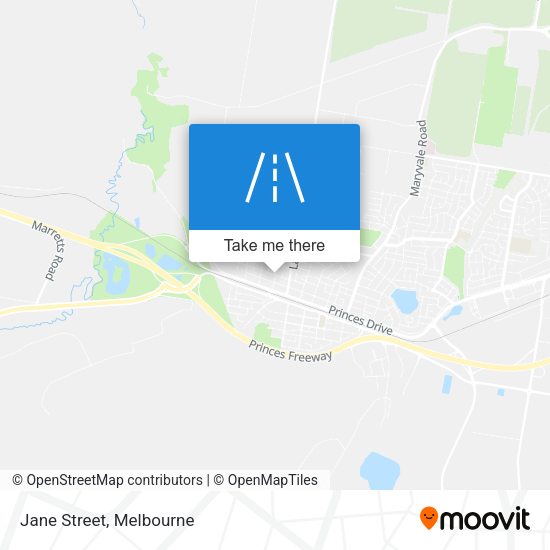 Jane Street map