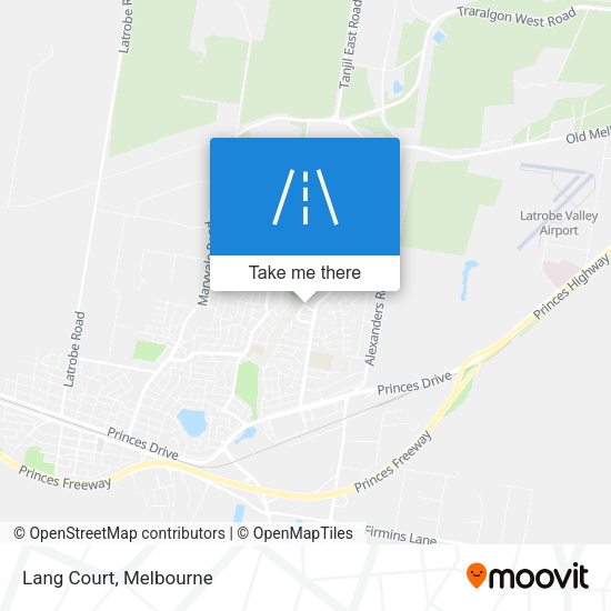 Lang Court map