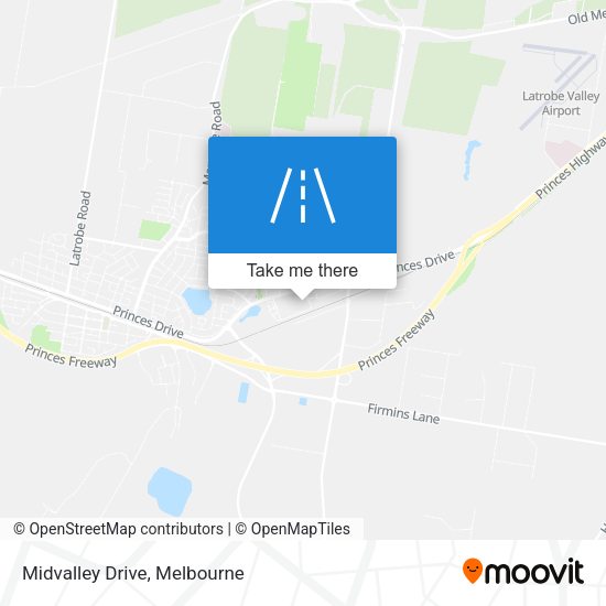 Midvalley Drive map