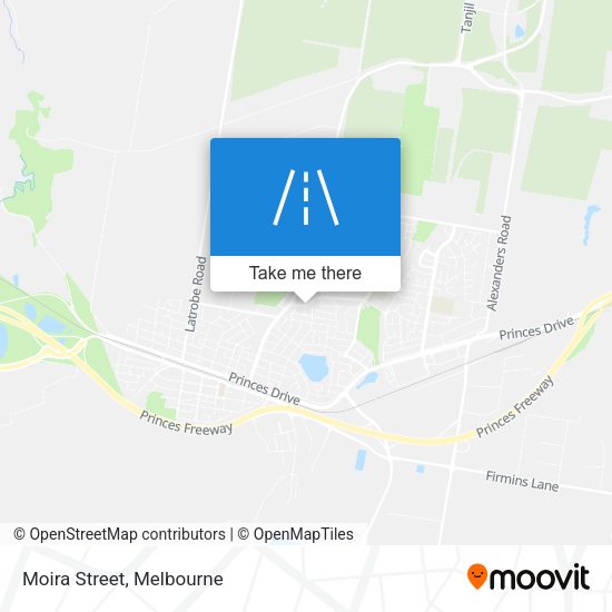 Moira Street map