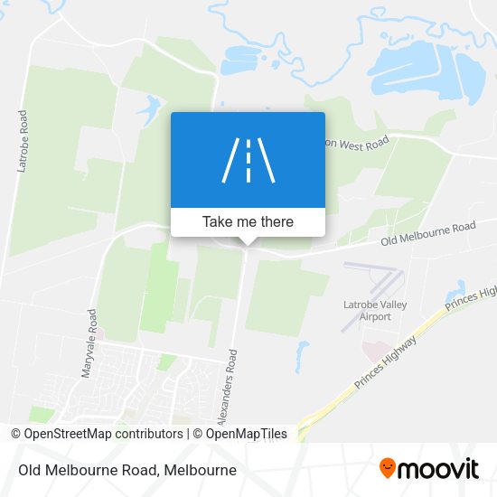 Old Melbourne Road map