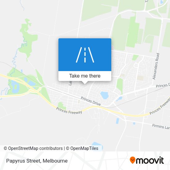 Papyrus Street map