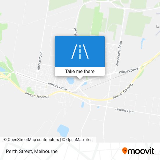 Perth Street map
