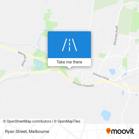 Ryan Street map