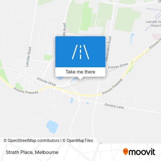 Strath Place map