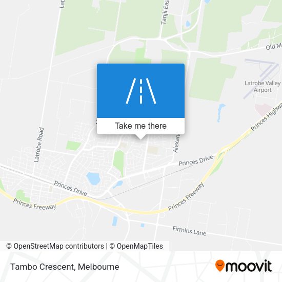 Tambo Crescent map