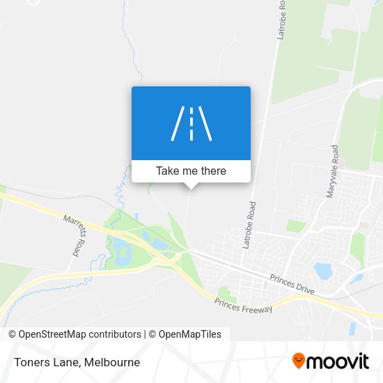 Toners Lane map