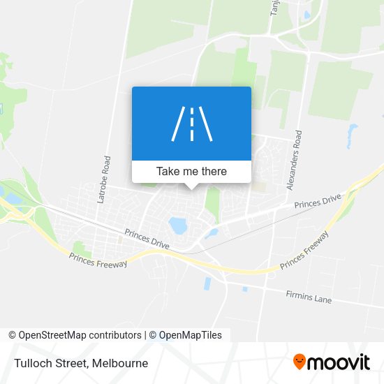 Tulloch Street map