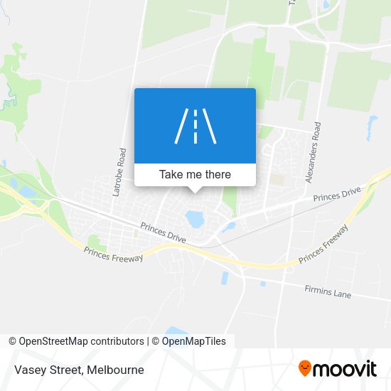 Vasey Street map