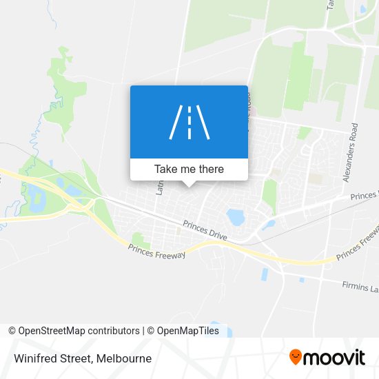 Winifred Street map