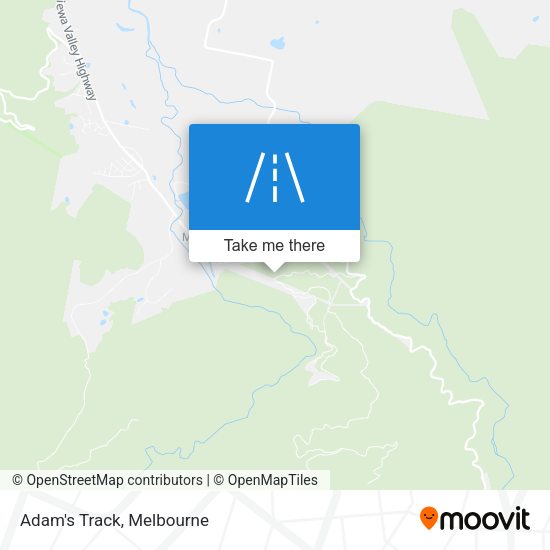 Adam's Track map