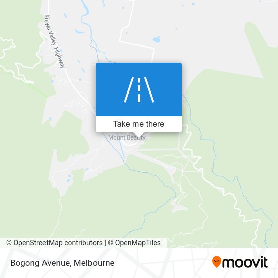 Bogong Avenue map