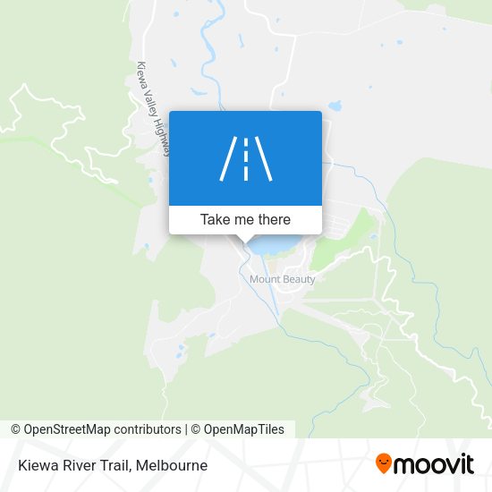 Kiewa River Trail map