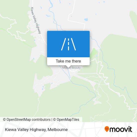 Kiewa Valley Highway map
