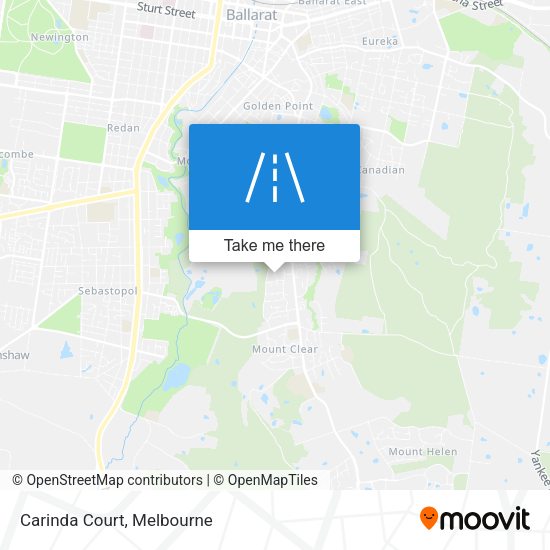 Carinda Court map
