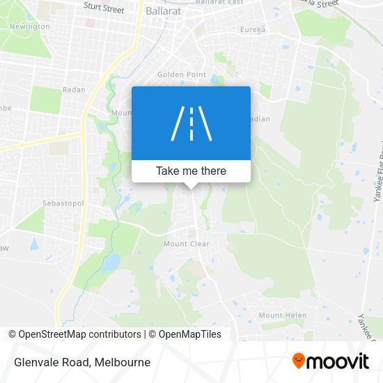 Glenvale Road map
