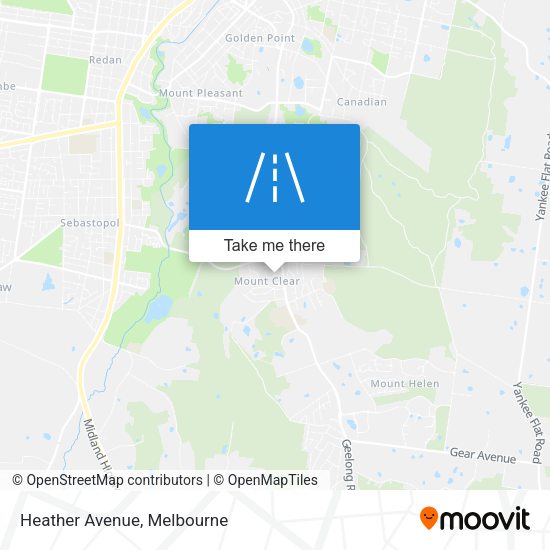 Heather Avenue map