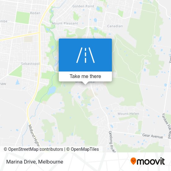 Marina Drive map