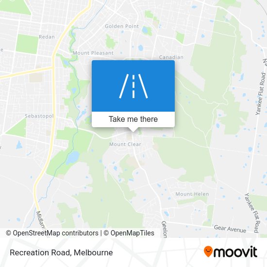 Recreation Road map