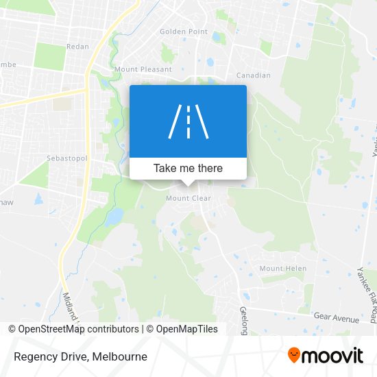 Regency Drive map