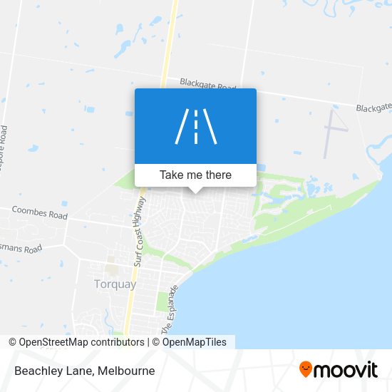 Beachley Lane map