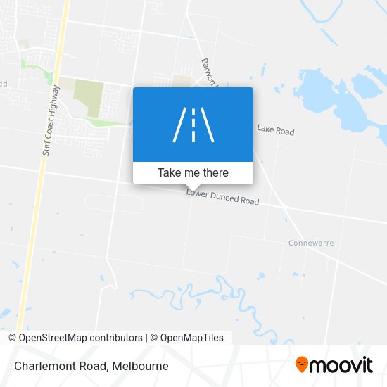 Charlemont Road map