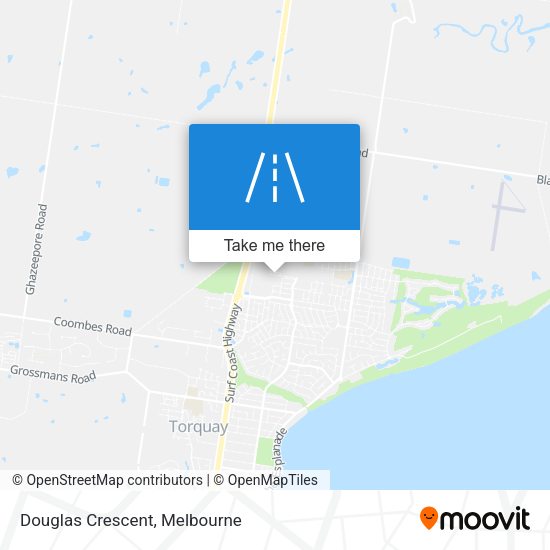 Douglas Crescent map