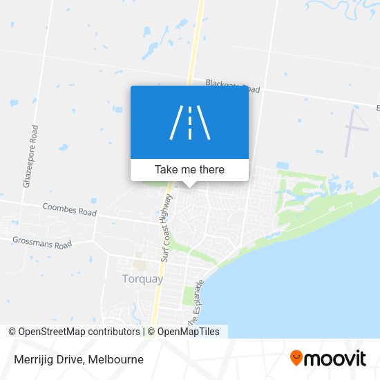 Merrijig Drive map