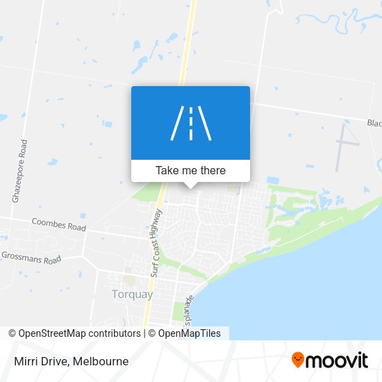 Mirri Drive map