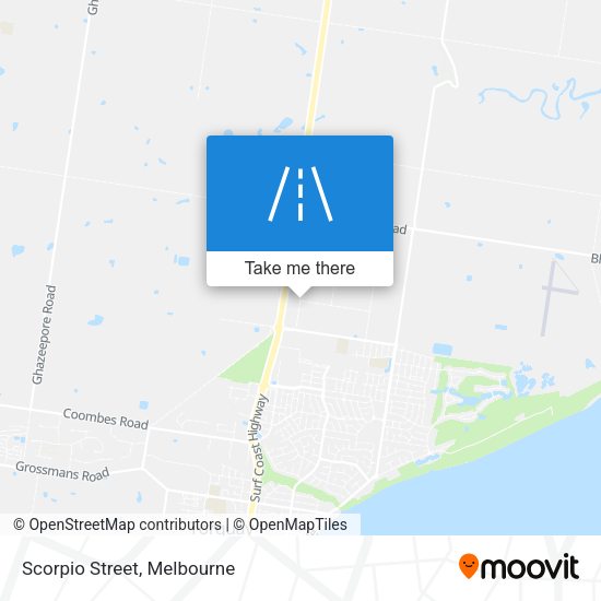 Scorpio Street map